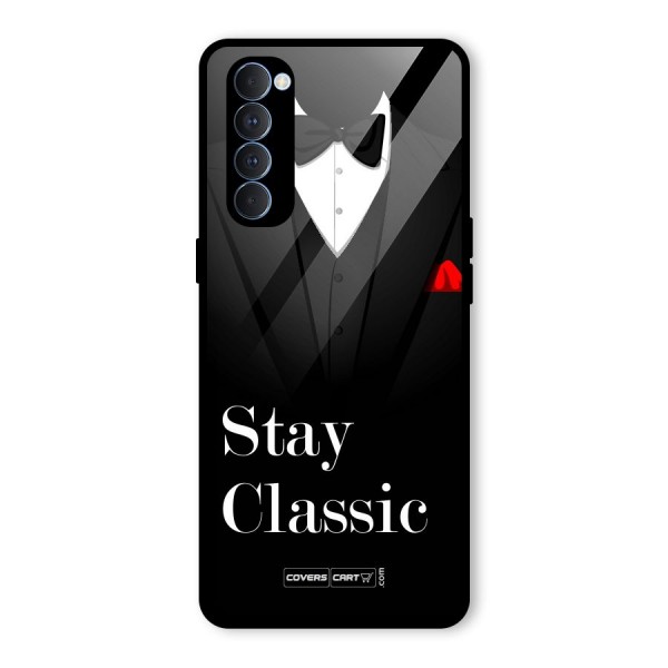 Stay Classic Glass Back Case for Oppo Reno4 Pro