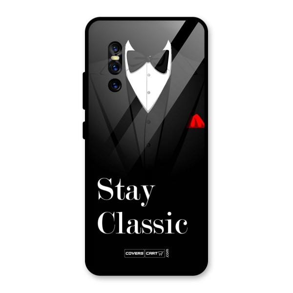 Stay Classic Glass Back Case for Vivo V15 Pro