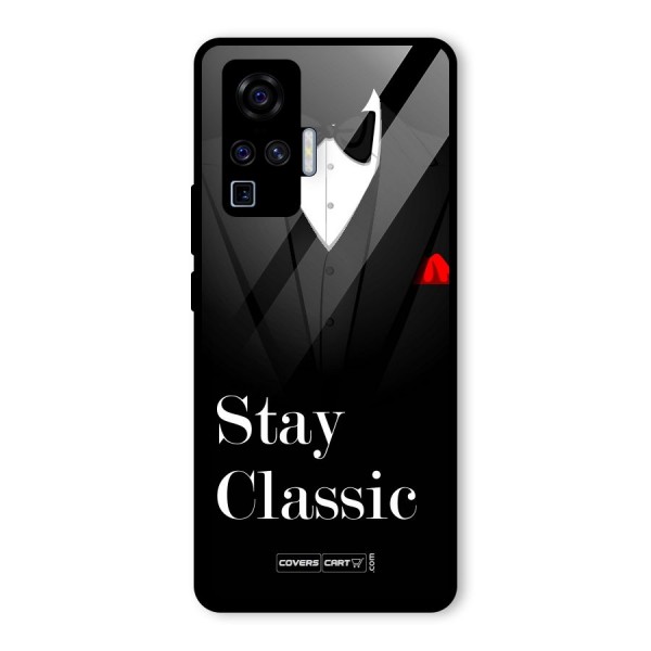 Stay Classic Glass Back Case for Vivo X50 Pro