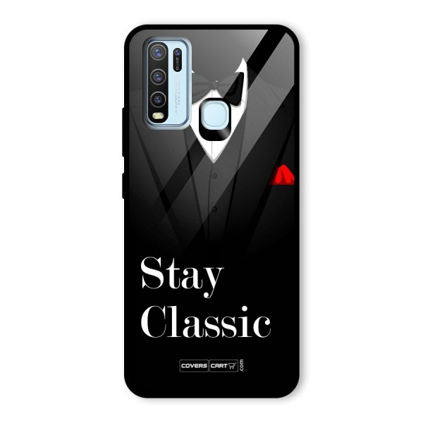 Stay Classic Glass Back Case for Vivo Y30