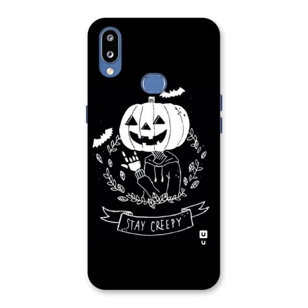 Stay Creepy Back Case for Galaxy M01s