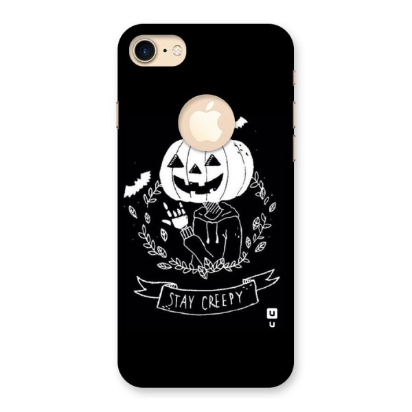 Stay Creepy Back Case for iPhone 8 Logo Cut