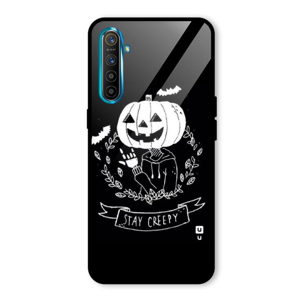 Stay Creepy Glass Back Case for Realme XT