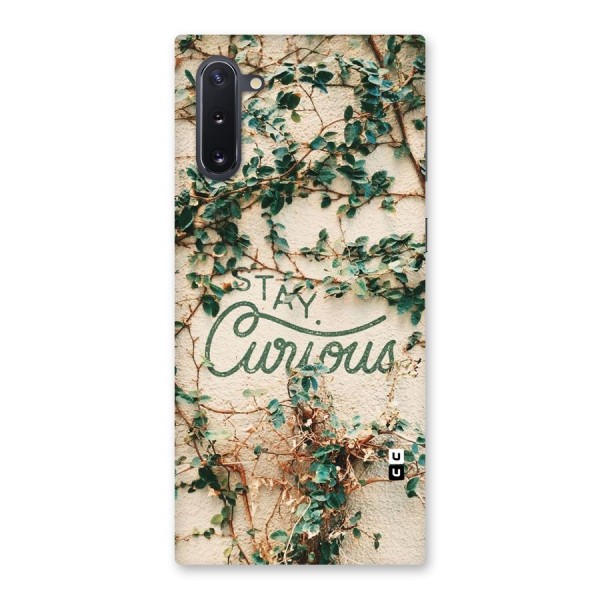 Stay Curious Back Case for Galaxy Note 10