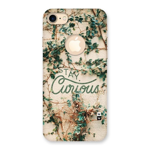 Stay Curious Back Case for iPhone 8 Logo Cut