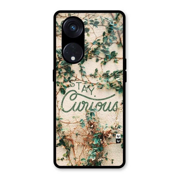 Stay Curious Glass Back Case for Reno8 T 5G