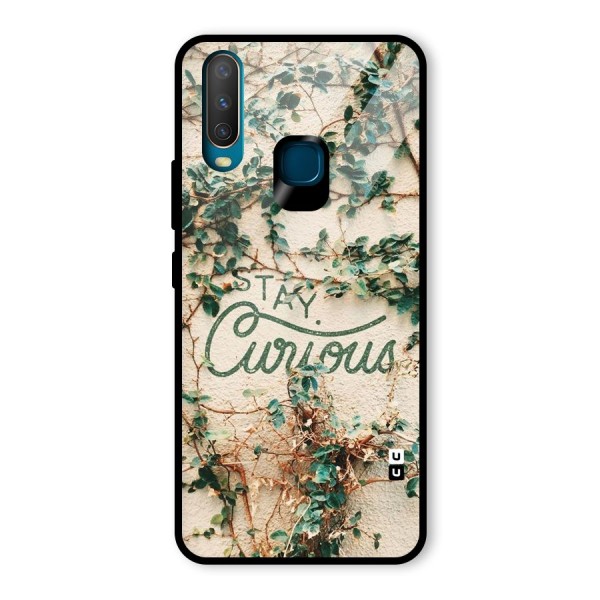 Stay Curious Glass Back Case for Vivo Y12