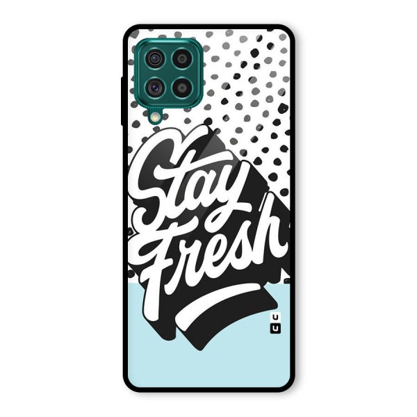 Stay Fresh Glass Back Case for Galaxy F62