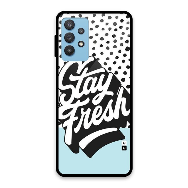 Stay Fresh Glass Back Case for Galaxy M32 5G