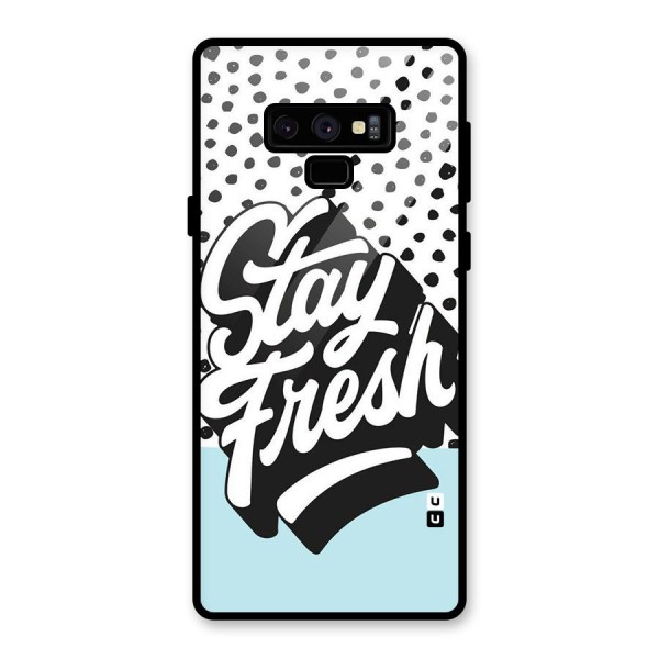 Stay Fresh Glass Back Case for Galaxy Note 9