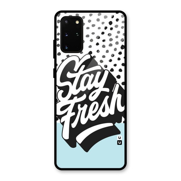 Stay Fresh Glass Back Case for Galaxy S20 Plus