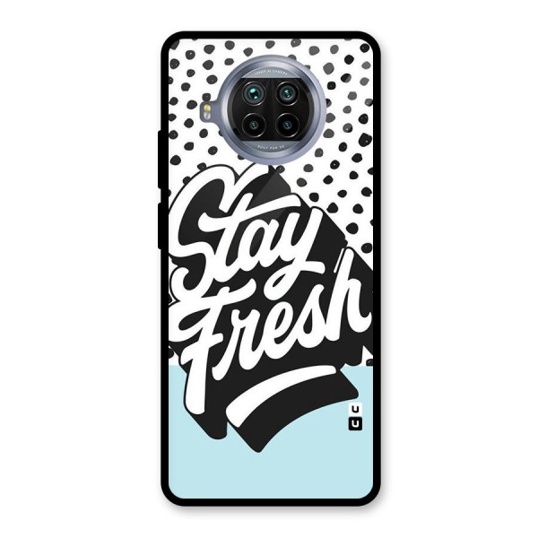 Stay Fresh Glass Back Case for Mi 10i