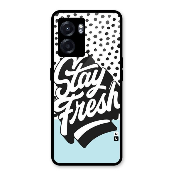 Stay Fresh Glass Back Case for Oppo K10 (5G)