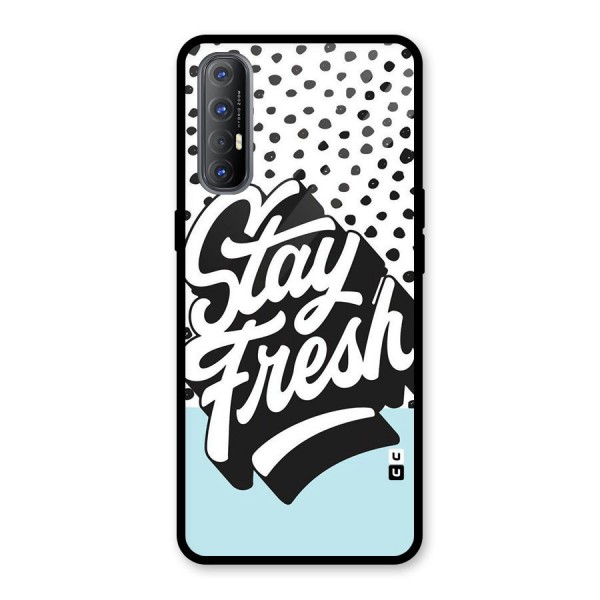 Stay Fresh Glass Back Case for Oppo Reno3 Pro