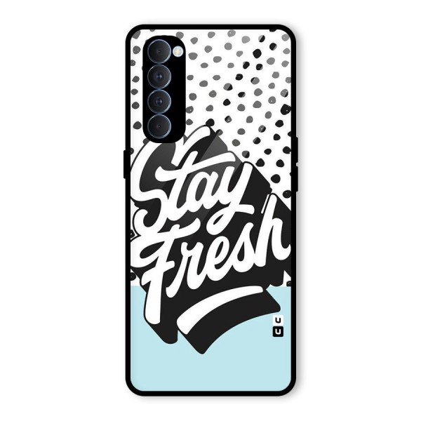 Stay Fresh Glass Back Case for Oppo Reno4 Pro