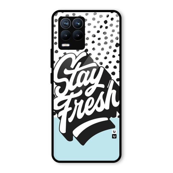 Stay Fresh Glass Back Case for Realme 8 Pro