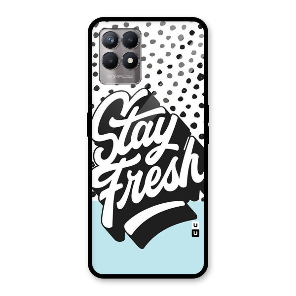 Stay Fresh Glass Back Case for Realme 8i