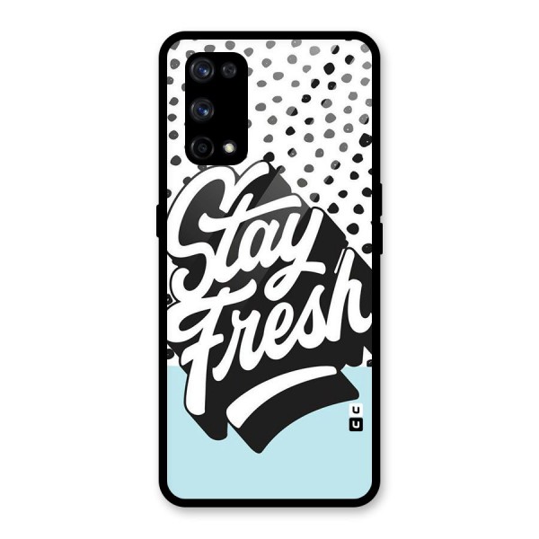 Stay Fresh Glass Back Case for Realme X7 Pro