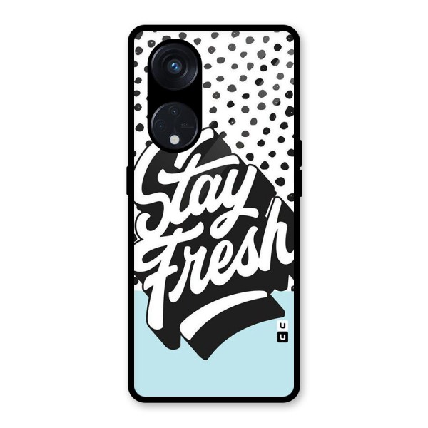 Stay Fresh Glass Back Case for Reno8 T 5G