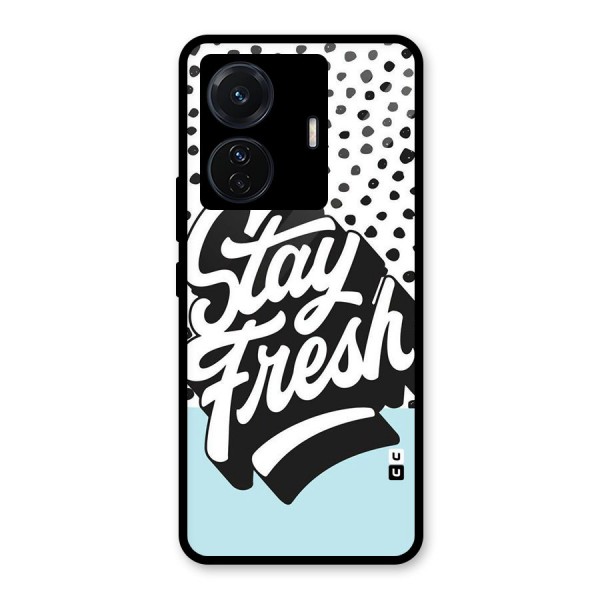 Stay Fresh Glass Back Case for Vivo T1 Pro