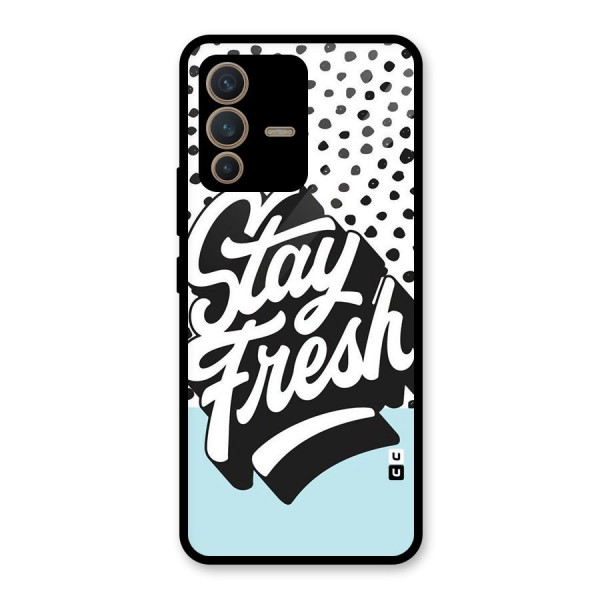 Stay Fresh Glass Back Case for Vivo V23 5G