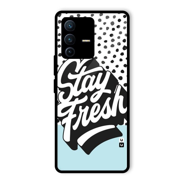 Stay Fresh Glass Back Case for Vivo V23 Pro