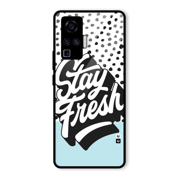 Stay Fresh Glass Back Case for Vivo X50 Pro