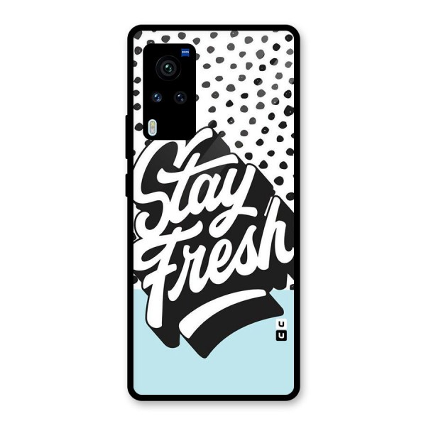 Stay Fresh Glass Back Case for Vivo X60 Pro