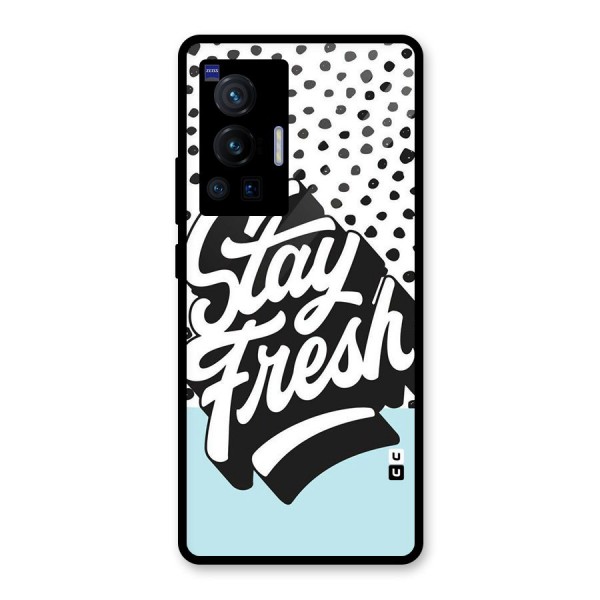 Stay Fresh Glass Back Case for Vivo X70 Pro