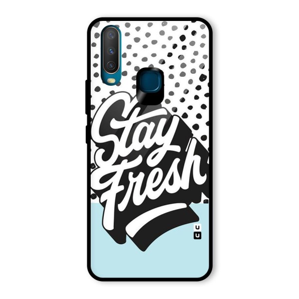 Stay Fresh Glass Back Case for Vivo Y12