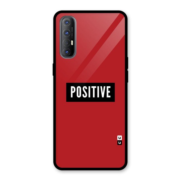 Stay Positive Glass Back Case for Oppo Reno3 Pro