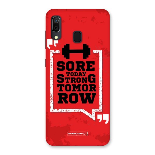 Stay Strong Back Case for Galaxy A20