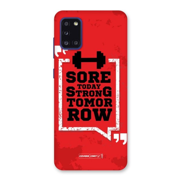 Stay Strong Back Case for Galaxy A31