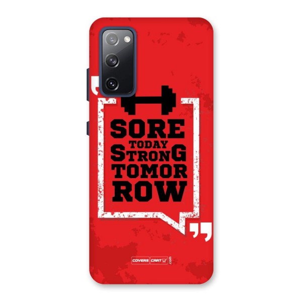 Stay Strong Back Case for Galaxy S20 FE