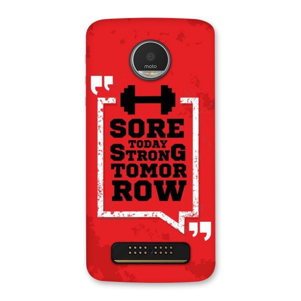 Stay Strong Back Case for Moto Z Play