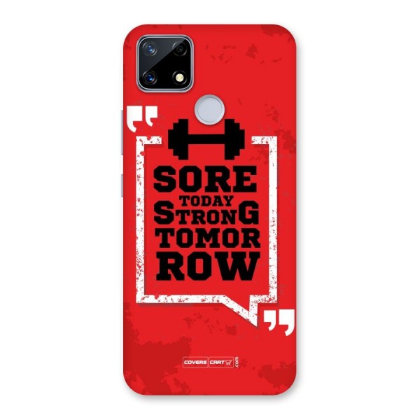 Stay Strong Back Case for Realme Narzo 20