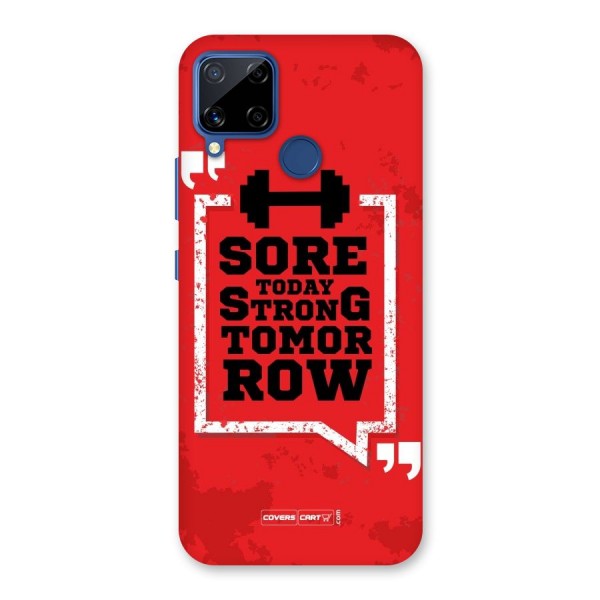 Stay Strong Back Case for Realme Narzo 30A