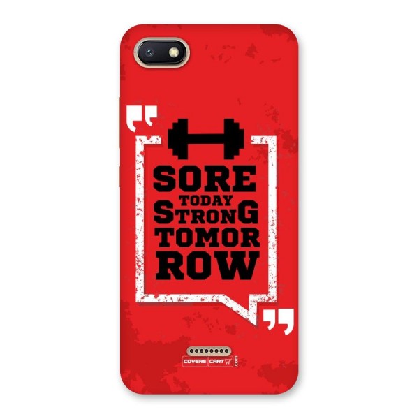 Stay Strong Back Case for Redmi 6A