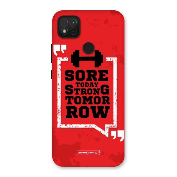 Stay Strong Back Case for Redmi 9C