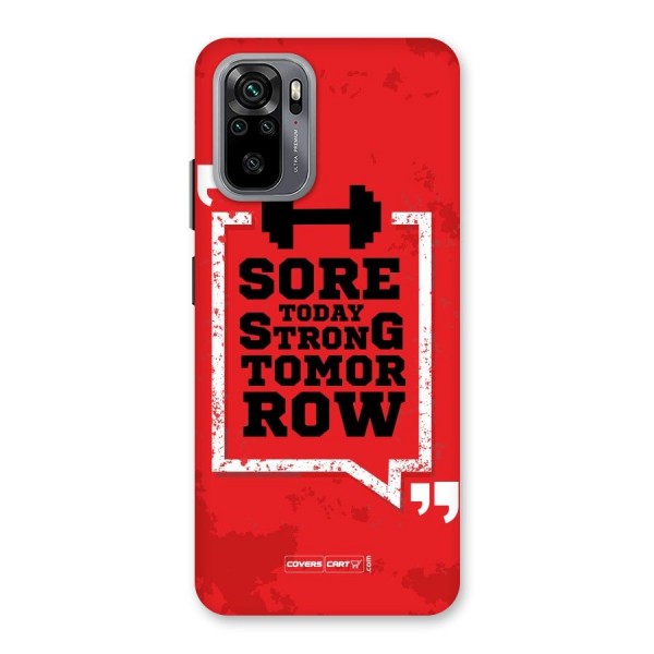 Stay Strong Back Case for Redmi Note 10