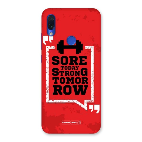 Stay Strong Back Case for Redmi Note 7