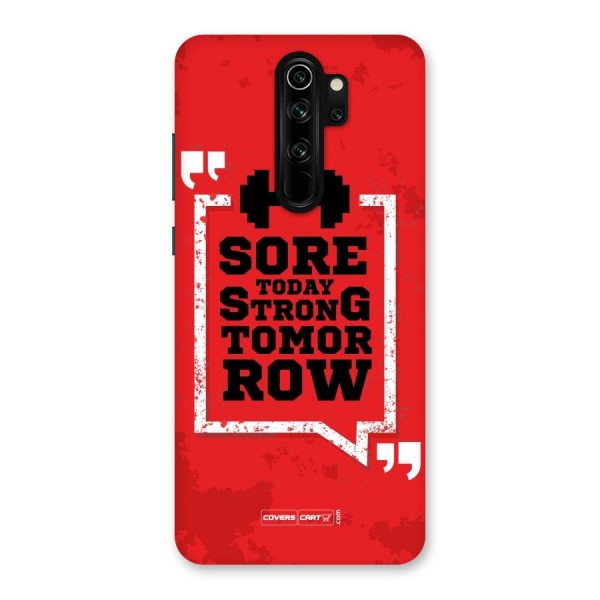 Stay Strong Back Case for Redmi Note 8 Pro