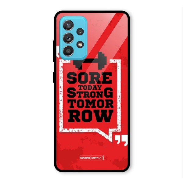 Stay Strong Glass Back Case for Galaxy A52s 5G