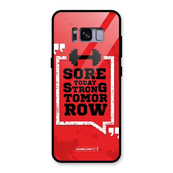 Stay Strong Glass Back Case for Galaxy S8