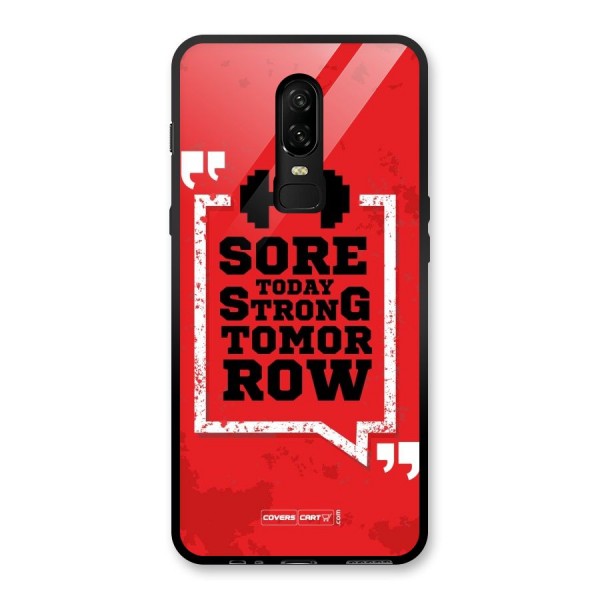 Stay Strong Glass Back Case for OnePlus 6