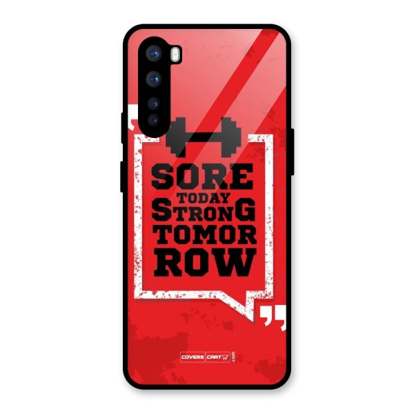 Stay Strong Glass Back Case for OnePlus Nord