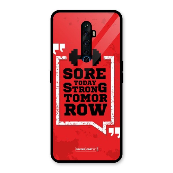 Stay Strong Glass Back Case for Oppo Reno2 Z