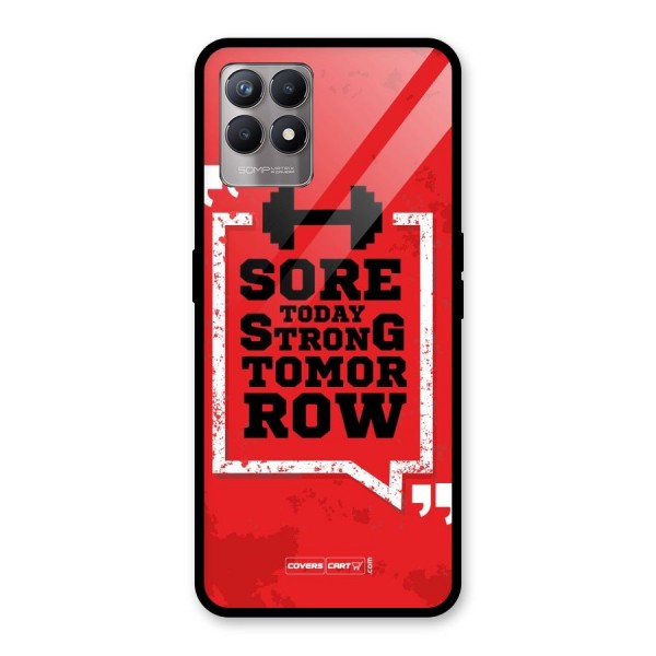 Stay Strong Glass Back Case for Realme 8i