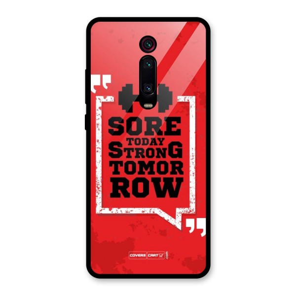 Stay Strong Glass Back Case for Redmi K20 Pro