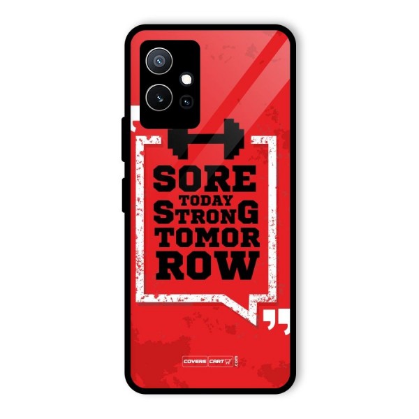 Stay Strong Glass Back Case for Vivo T1 5G